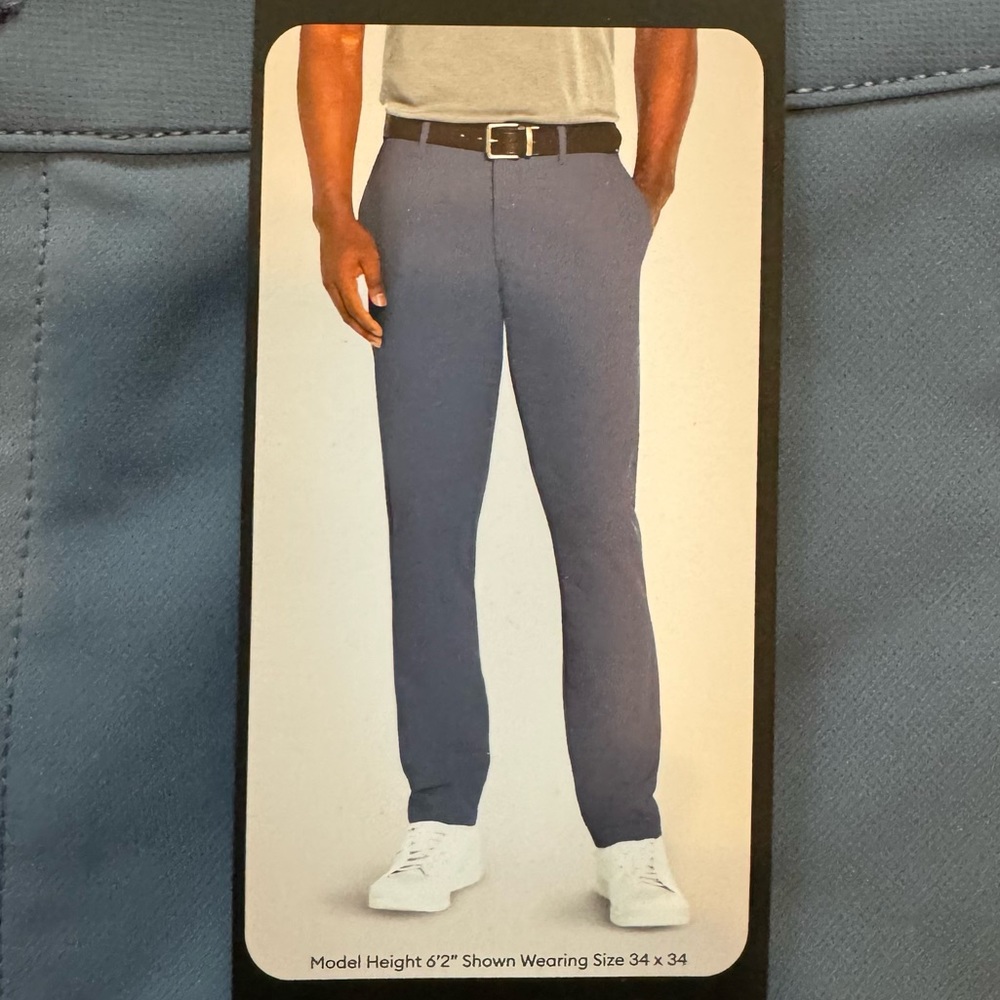 NWT Banana Republic Flat Front Pant Blue